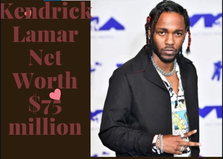 An infograohic on Kendrick Lamar Net Worth